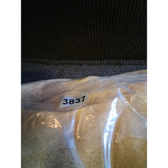 Isaac Mizrahi Live Medium Suede Leather Snap Button Zip Jacket Pockets Lined - Picture 6 of 6